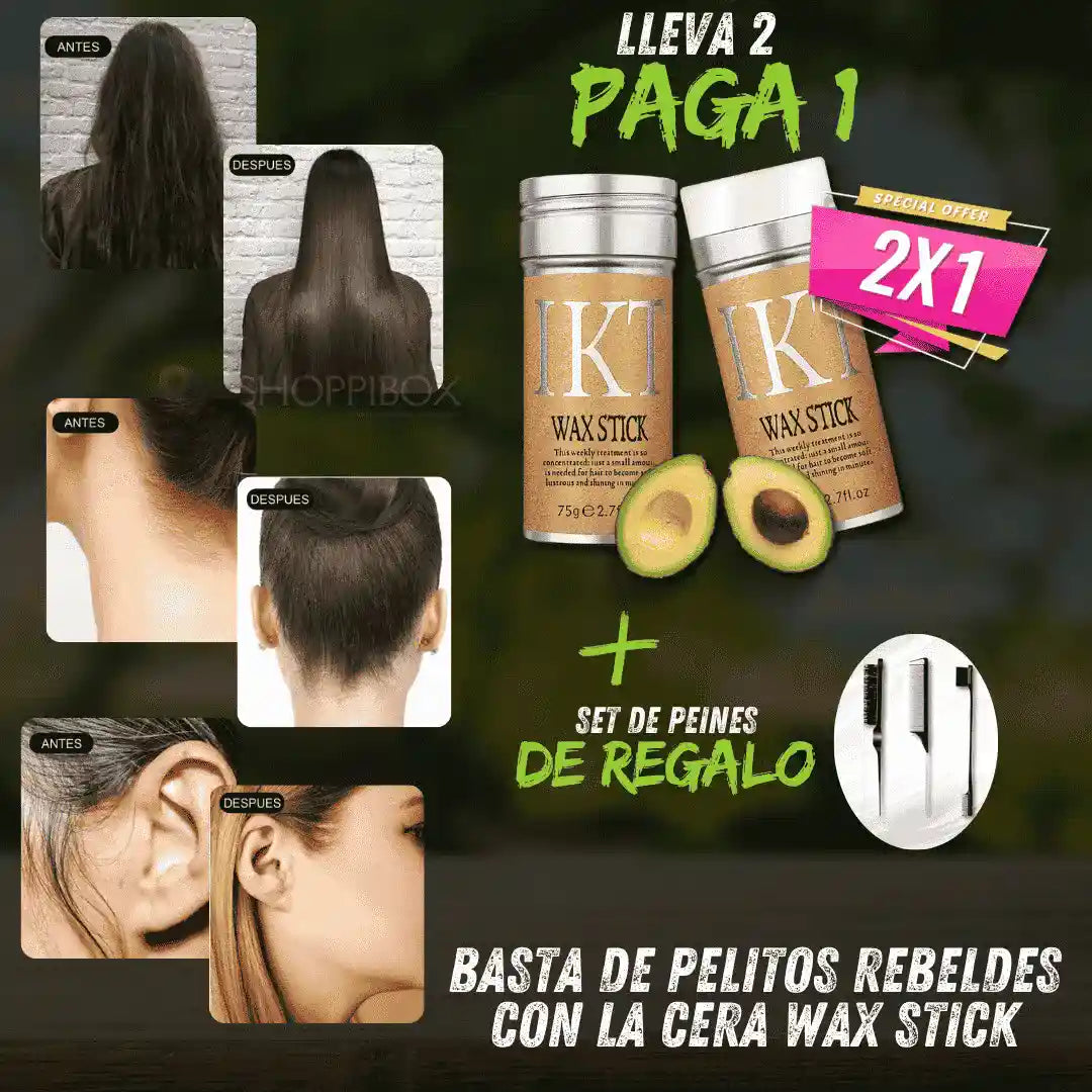 Barra de Cera Antifrizz: Control del Frizz en Cualquier Momento y Lugar