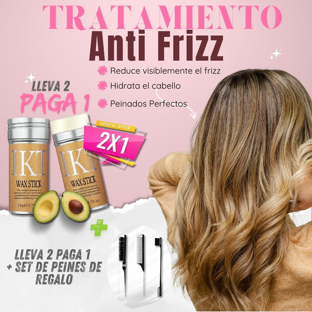 Barra de Cera Antifrizz: Control del Frizz en Cualquier Momento y Lugar